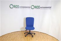 WallisWallis 9005 operator chair in blue colour fabric 